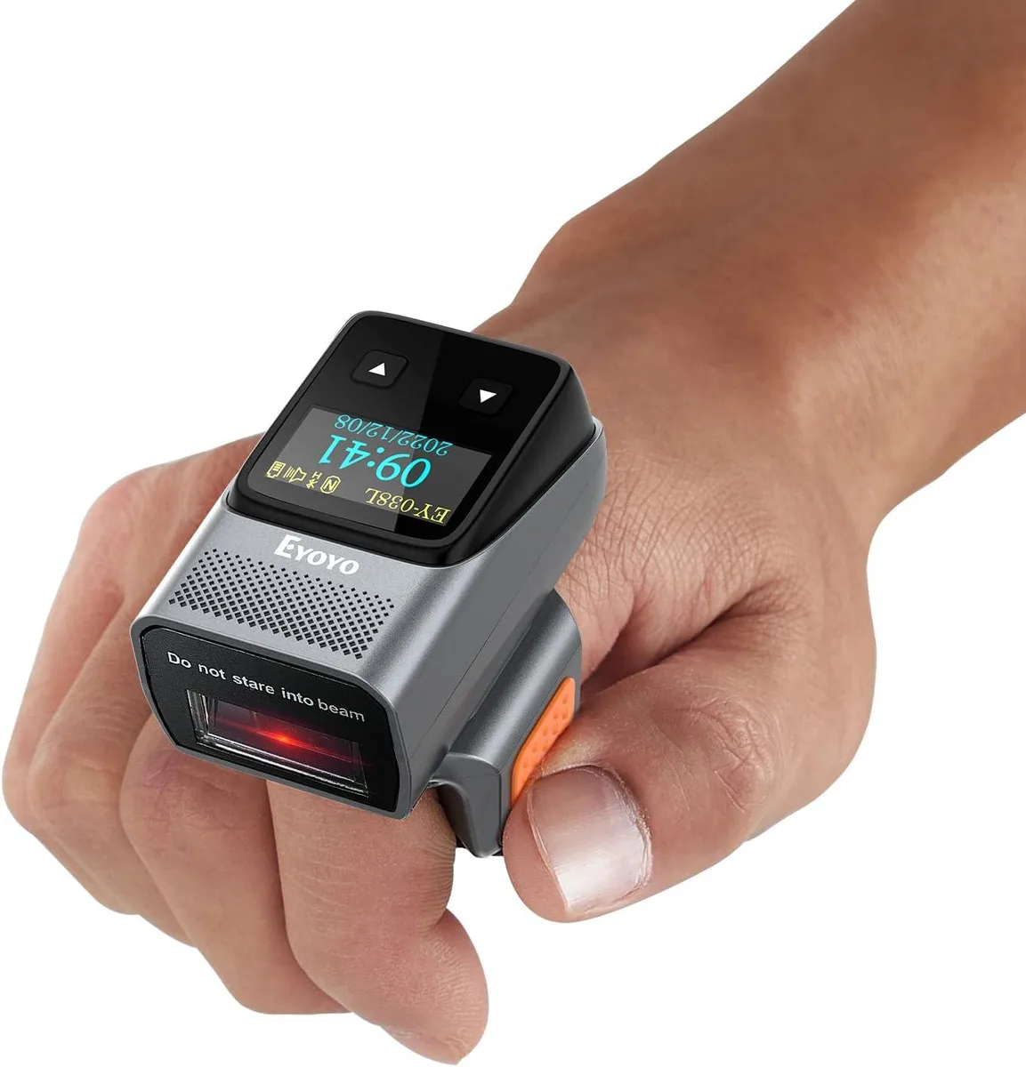 Eyoyo Eyoyo EY-038L Wearable Ring Barcode Scanner with Display — product photo