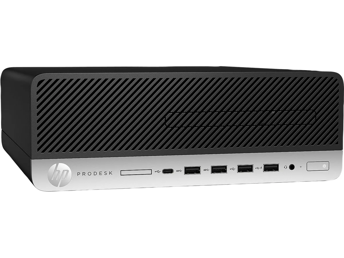HP HP 19VFHPDT0581 ProDesk 600 G3 SFF i5-6500 3.20GHz 16GB DDR4 3TB HDD DVDRW Win10 Pro refurbished — product photo