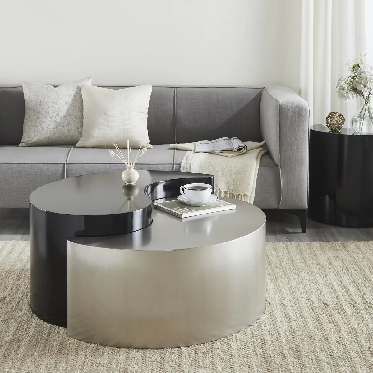 tuphen tuphen occasional table Black &amp; Silver 150108937 — product photo