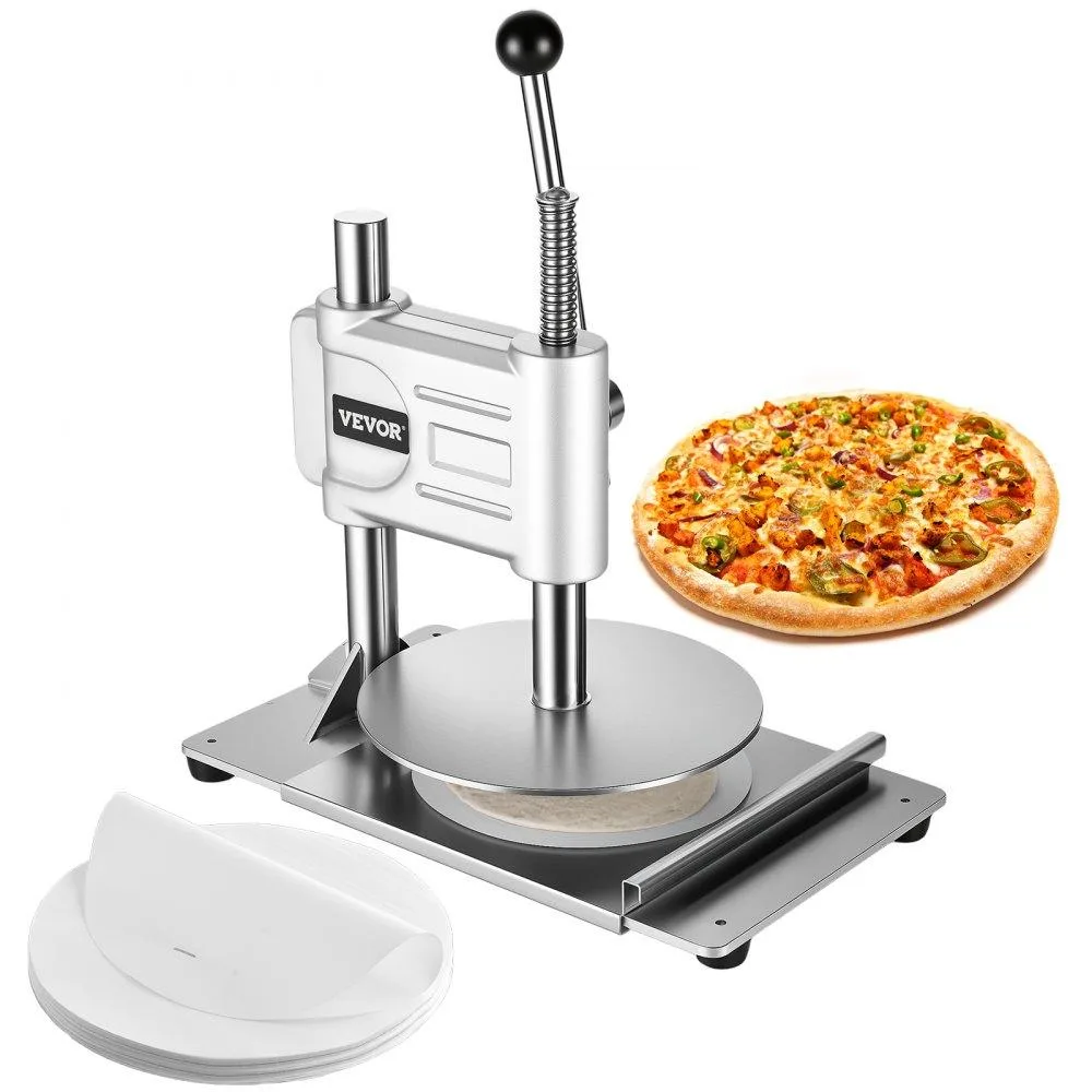VEVOR VEVOR Manual Pizza Dough Press 9.5 inch 100 Parchment Papers — product photo