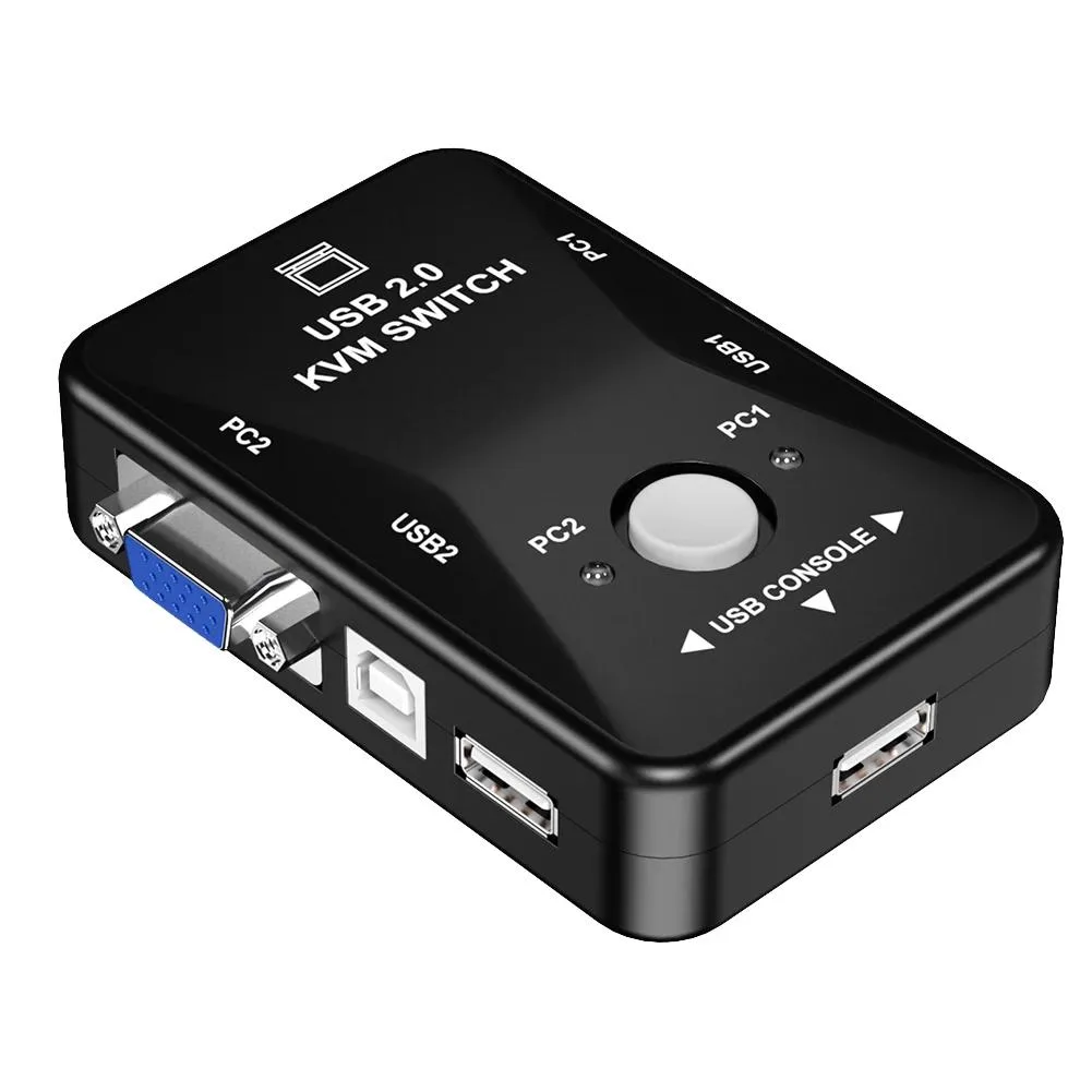 YINGHUA YINGHUA 2-port VGA USB KVM switch 1920x1440 200 MHz — product photo