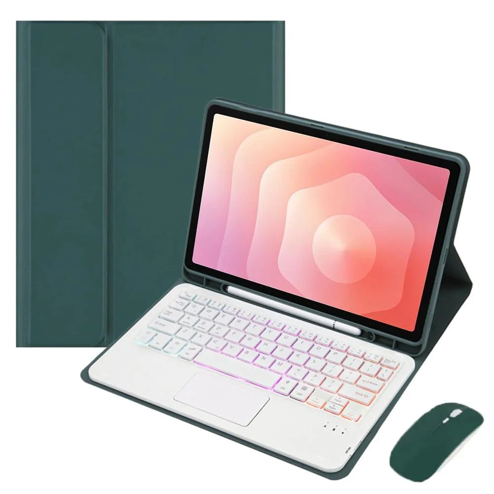 Timoom Timoom Bluetooth Keyboard Case for Galaxy Tab A9+ 11" (SM-X210/216/218) Green — product photo