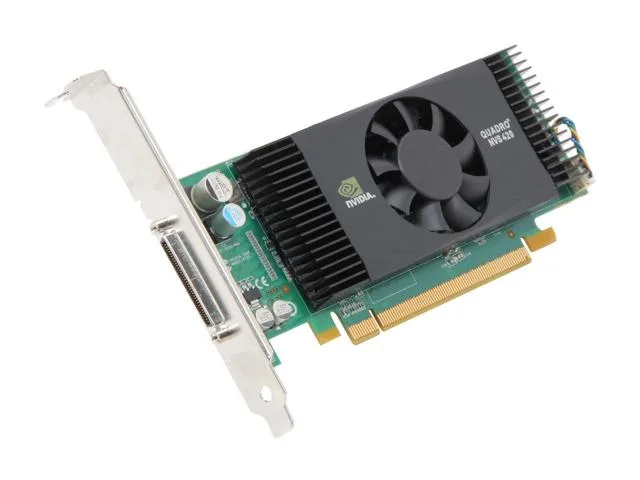 PNY Technologies, Inc. PNY Technologies, Inc. Quadro NVS 420 512MB GDDR3 PCI Express x16 Low Profile Workstation Graphics Card — product photo