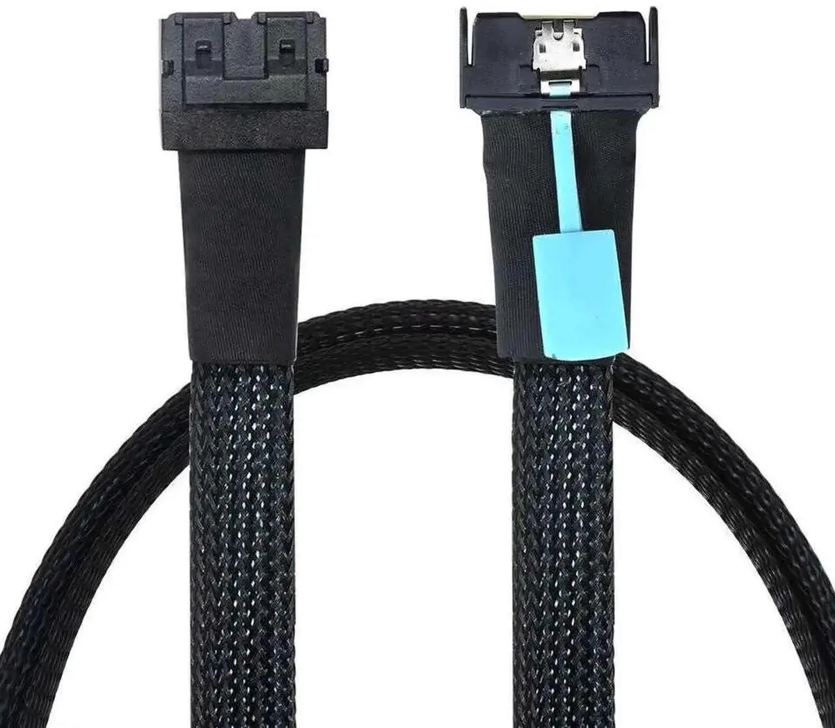 SMUGDESK SMUGDESK 100cm PCIe 5.0 MCIO 74Pin 8X to Dual SFF-8643 36Pin 8X SAS Cable — product photo