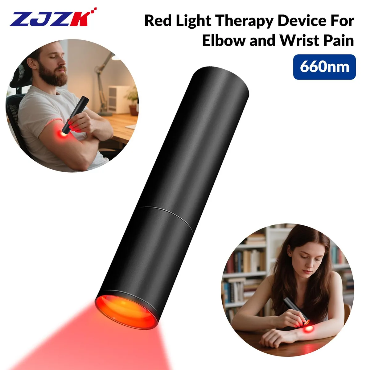 ZJZK ZJZK SDT01-660nm Red Light Therapy Torch Home Health Care — product photo