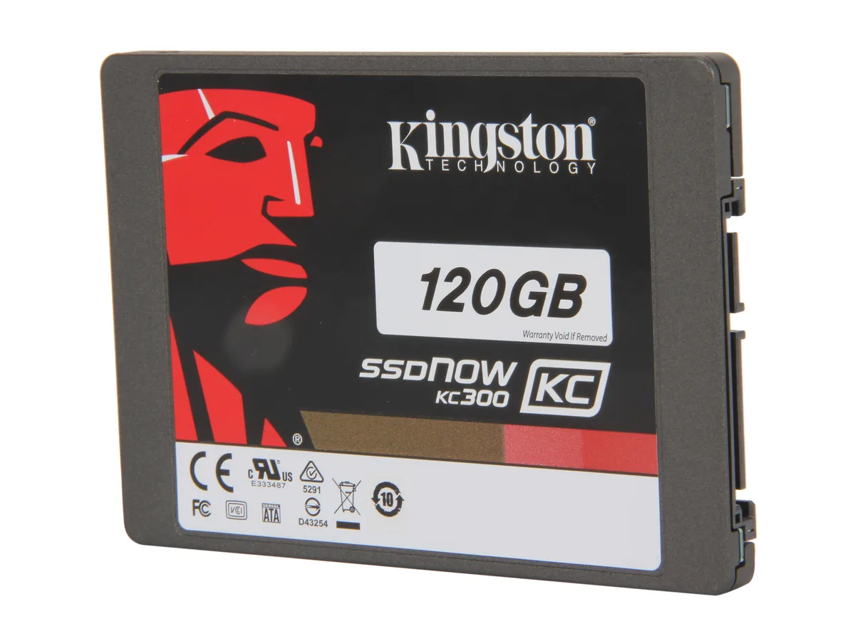 Kingston Technology Corp. Kingston Technology Corp. SKC300S37A/120G 2.5" 120GB SATA enterprise SSD — product photo