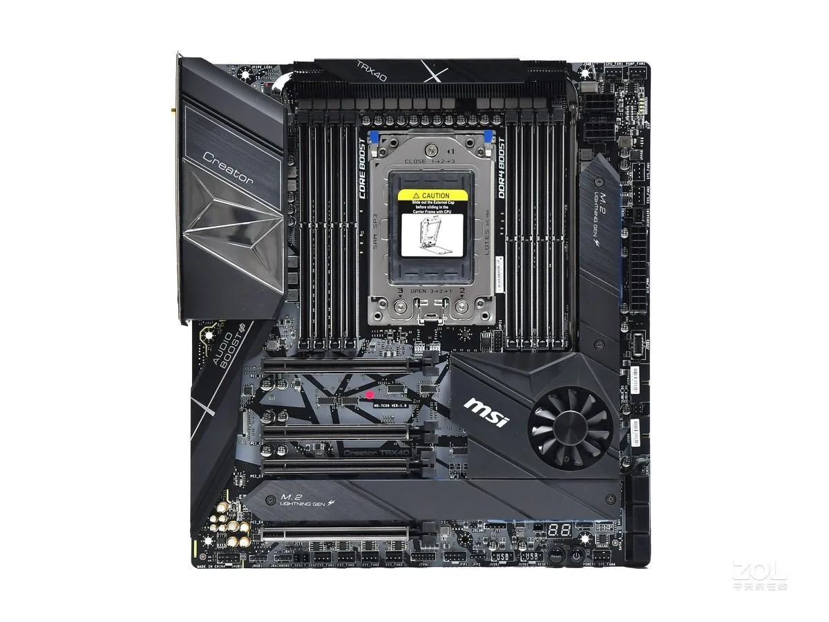 MSI MSI Creator TRX40 AMD motherboard Socket sTRX4 DDR4 256GB ATX — product photo