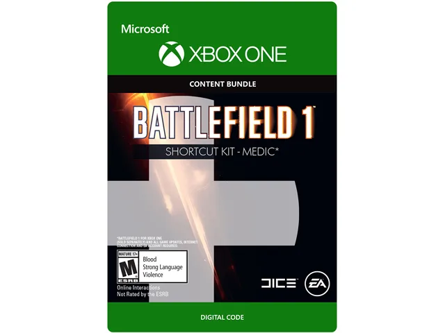 Electronic Arts Electronic Arts 7D4-00158 Battlefield 1 Medic Shortcut Kit downloadable game — product photo