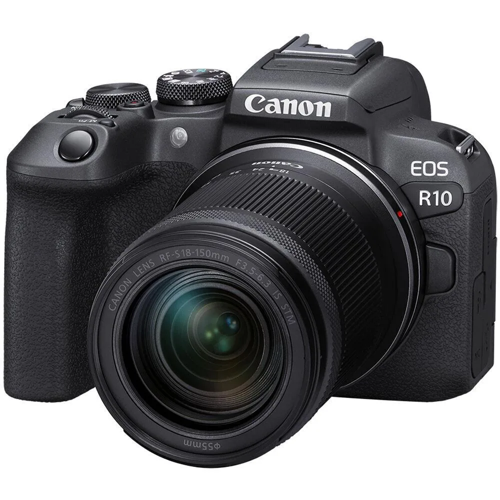 Canon International Canon International EOS R100 with 18-150mm f/3.5-6.3 IS STM Lens — product photo