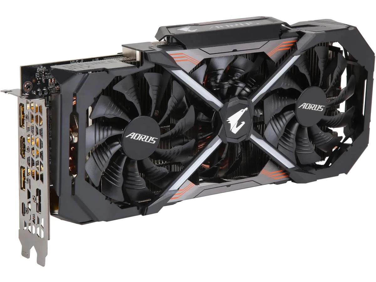GIGABYTE GIGABYTE GV-N2060AORUS X-6GC GeForce RTX 2060 graphics card — product photo