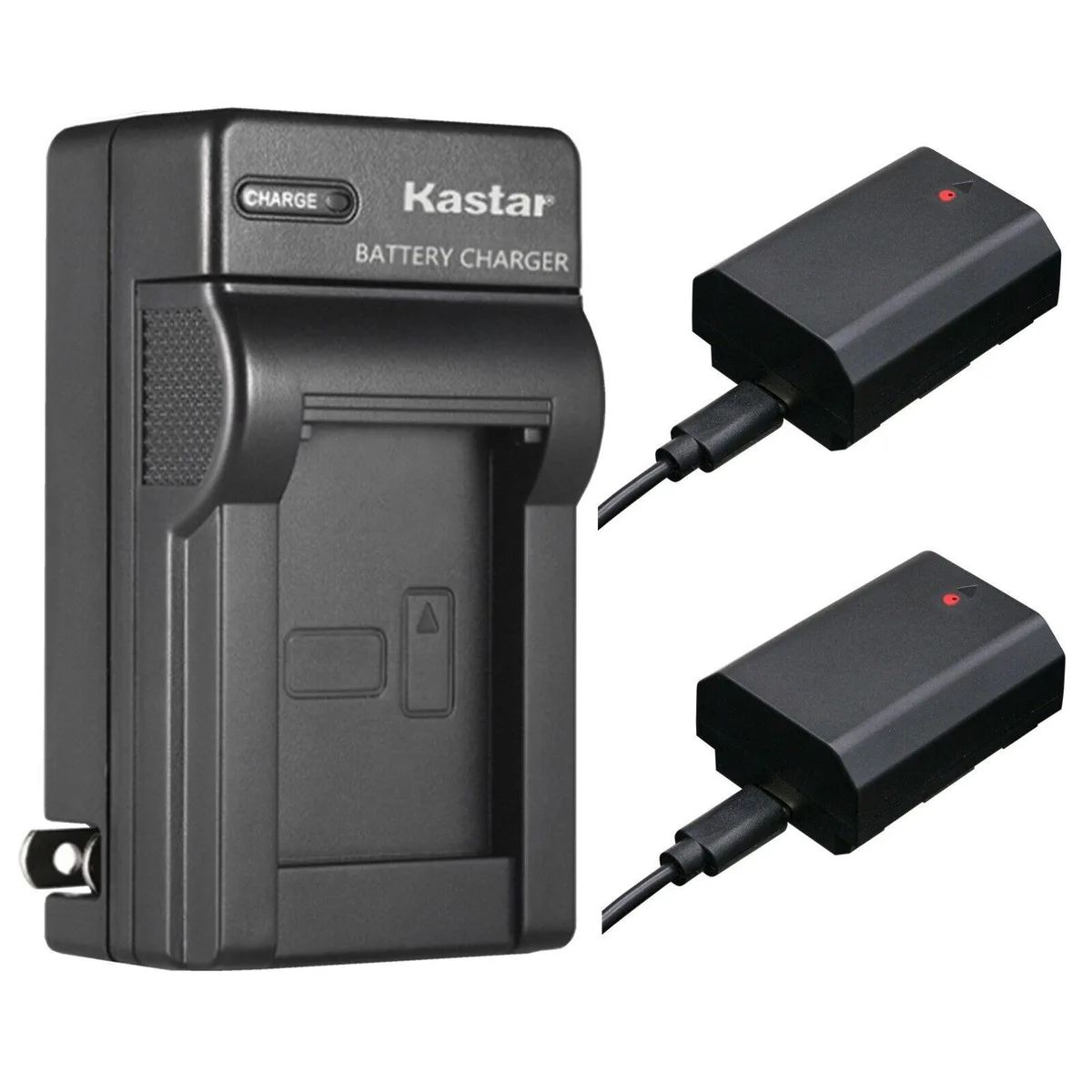 Kastar Kastar NP-FZ100 PRO 2-Pack USB-C Battery &amp; AC Wall Charger for Sony A7CR A6600 A6700 ZV-E1 — product photo