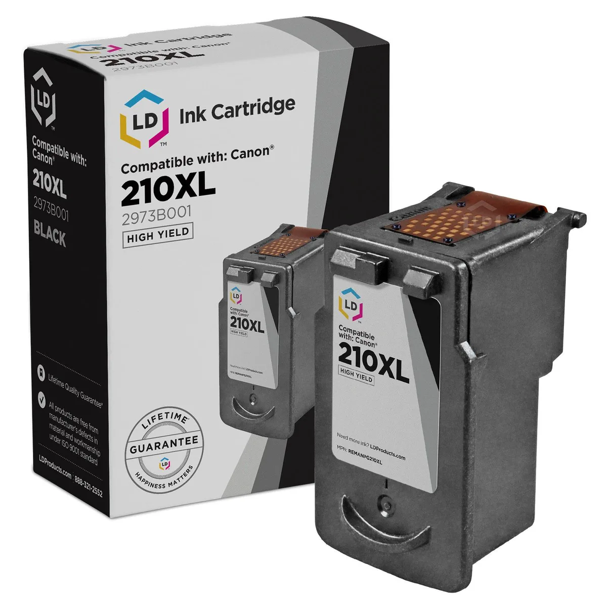 LD Products LD Products Remanufactured Ink Cartridge PG-210XL High Yield Black 401 Pages — product photo