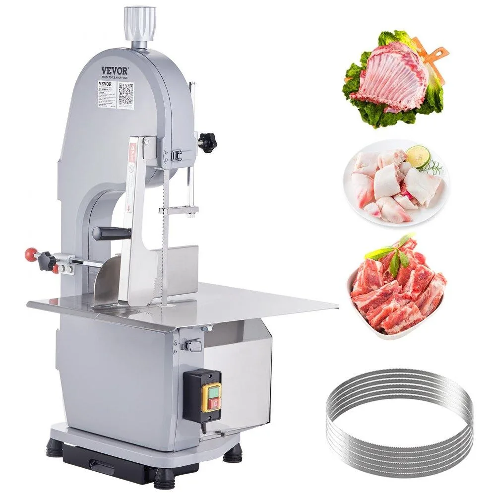 VEVOR VEVOR HC-250 Commercial Electric Meat Bandsaw 1500W 19.3" x 15" Worktable 0.16-7.9" Cutting Thickness — product photo