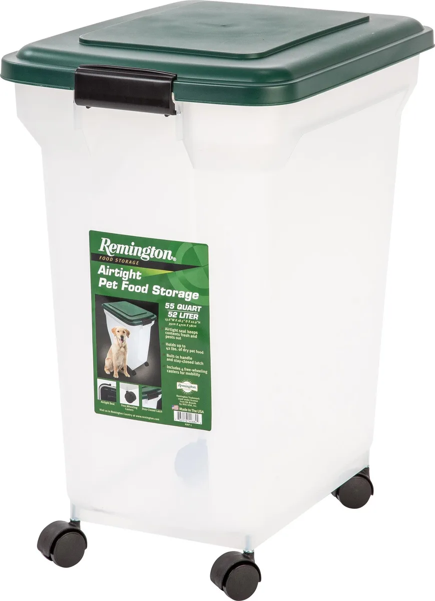 IRIS USA, INC. IRIS USA, INC. 55 Quart Airtight Pet Food Container, Green — product photo