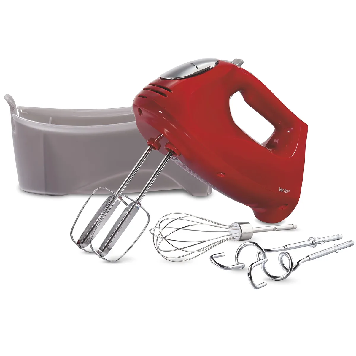  Hamilton Beach 6-Speed Electric Hand Mixer 275 W Red — product photo