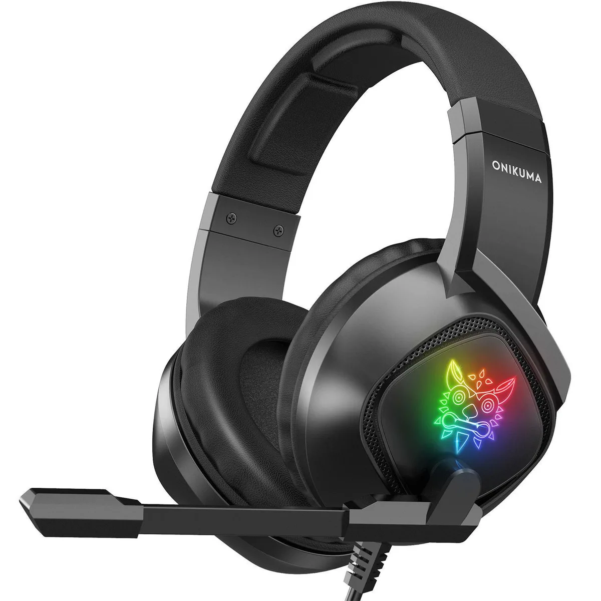 WIILGN WIILGN K1 Pro K18 gaming headset 7.1 50mm 3.5mm USB Blue LED — product photo