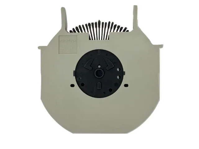 Circular plastic printwheel with raised characters for IBM Wheelwriter typewriters