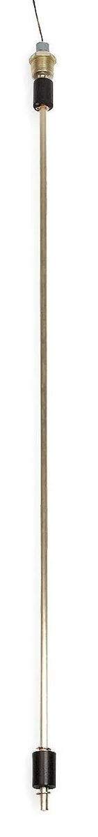 Brass vertical liquid level switch 32.94 inches long with Buna-N float and 3/4 NPT connection
