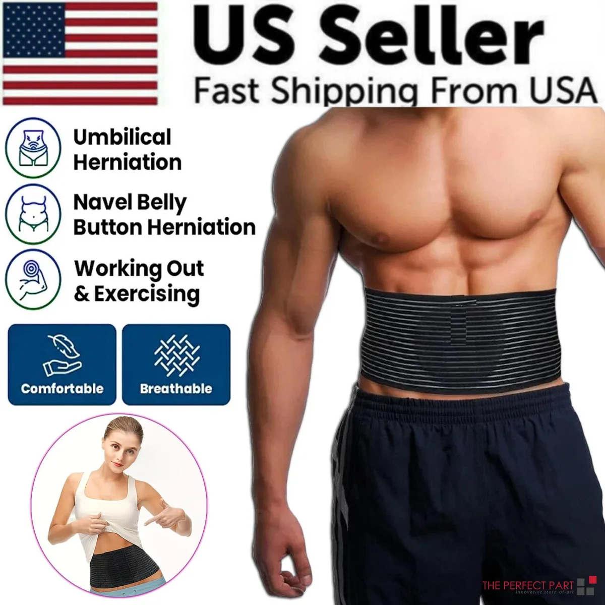 The Perfect Part The Perfect Part Umbilical Hernia Belt S/M 27"-40" 27-pack — product photo