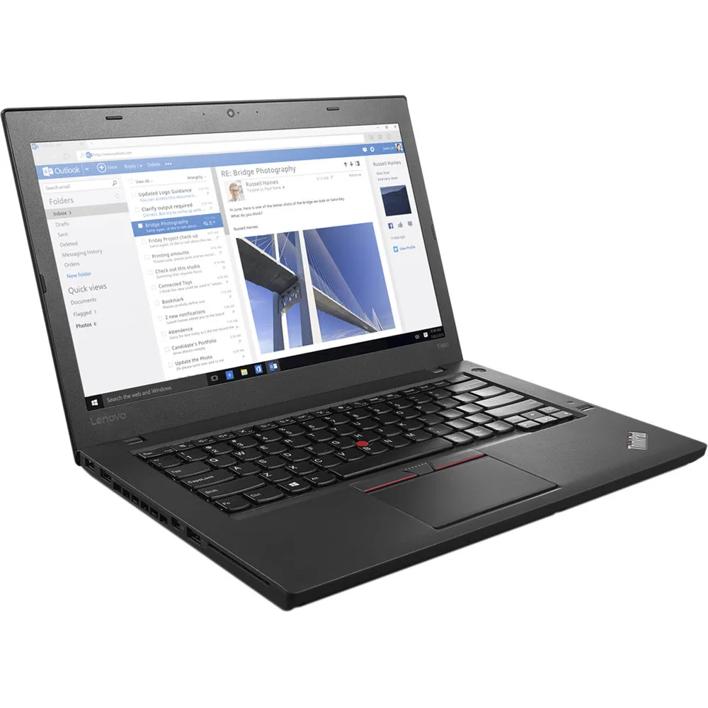 Lenovo Lenovo ThinkPad T460 Core i5-6300U 2.40 GHz 128 GB 16 GB laptop — product photo