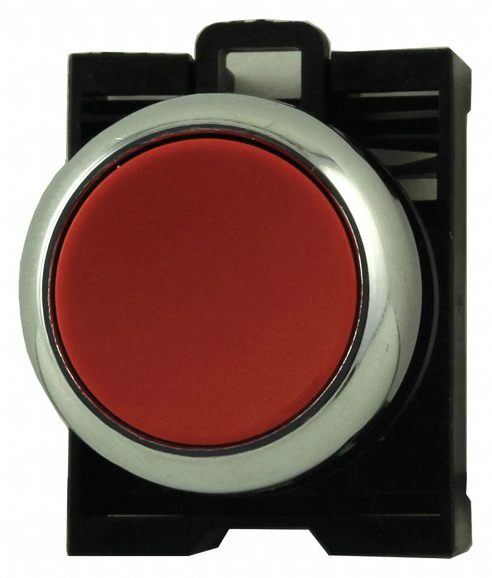 Eaton Eaton M22M-D-R 22 mm Red Flush Momentary Push Button — product photo