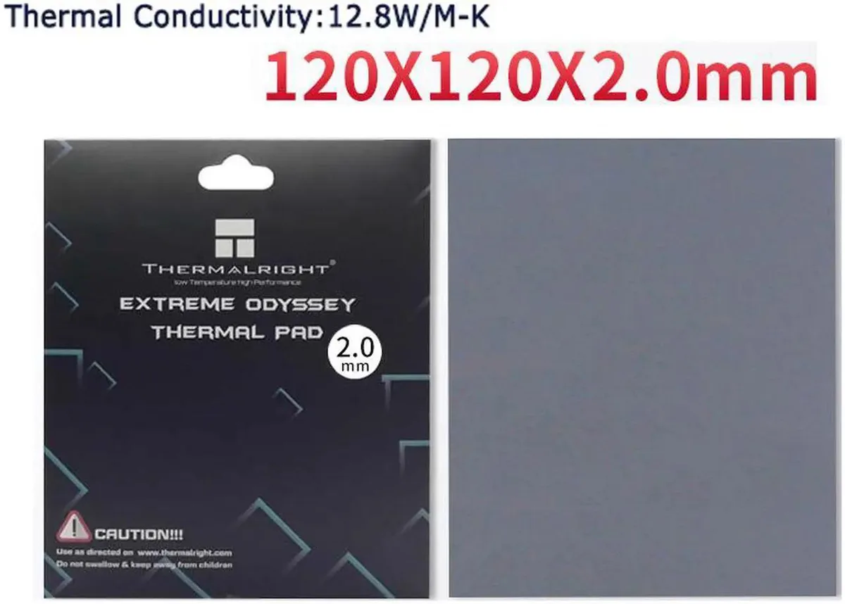 Lirealar Lirealar 120x120mm thermal pad 12.8 W/mK 2.0mm 15g — product photo