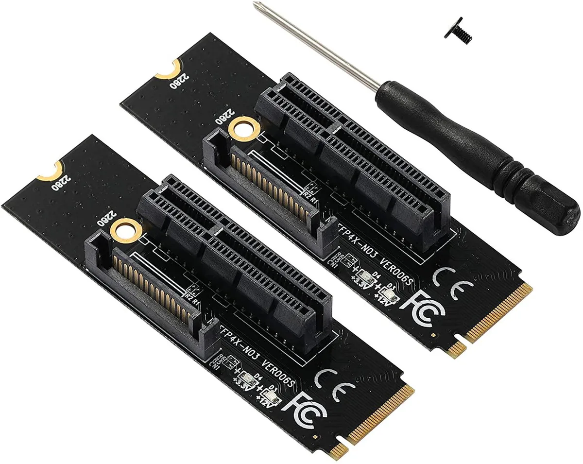 BucknBear BucknBear M.2 Key M to PCIe 4X Adapter 2 Pack — product photo