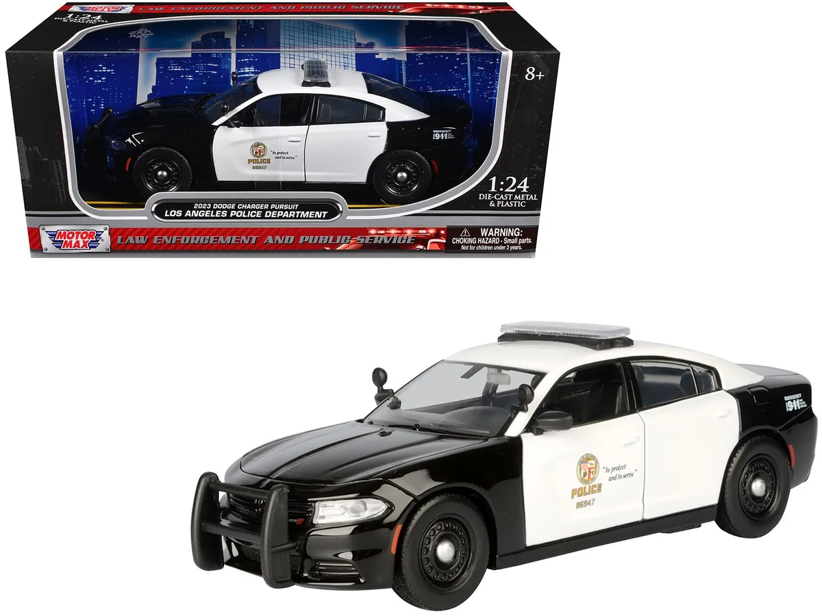 MOTORMAX MOTORMAX 2023 Dodge Charger Pursuit Police Car 1/24 Diecast Law Enforcement — product photo
