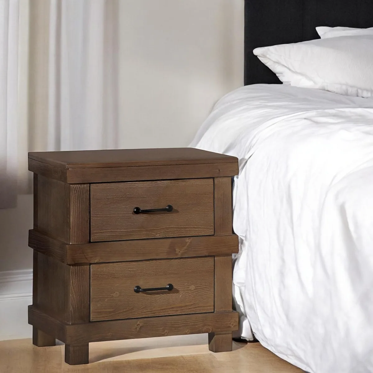 tuphen tuphen Adams Antique Oak Finish Nightstand — product photo