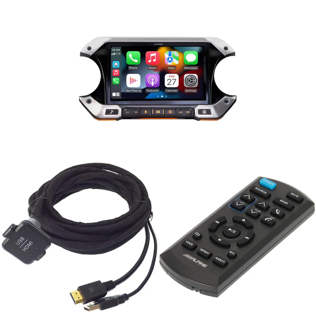Alpine Alpine i509-WRA-JL 9-Inch Receiver Bundle 2018-Up Wrangler — product photo