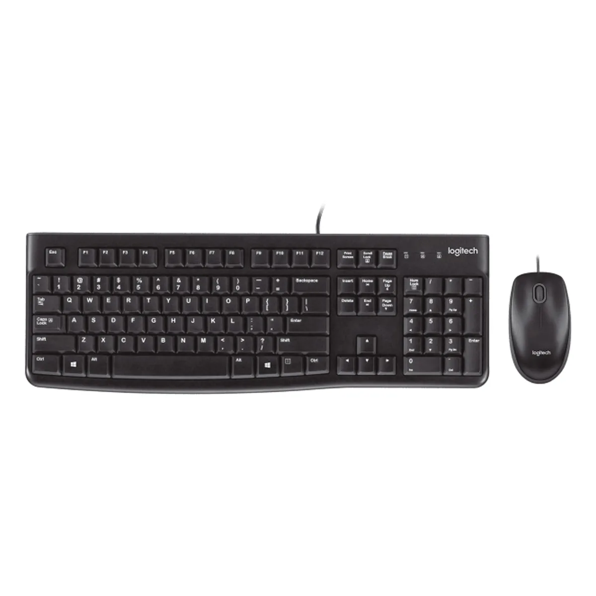 Logitech Logitech MK120 wired Keyboard and Mouse set black — product photo