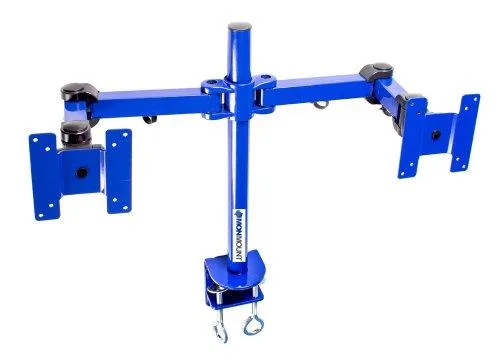 MonMount MonMount LCD-194BL Dual Monitor Stand Desk Clamp Blue 24in VESA 75 100 — product photo