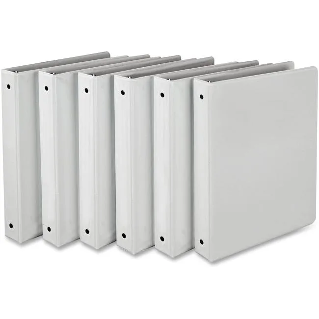 Samsill Samsill Economy View Binder 1" 225 Pages 6/CT White I08537 — product photo