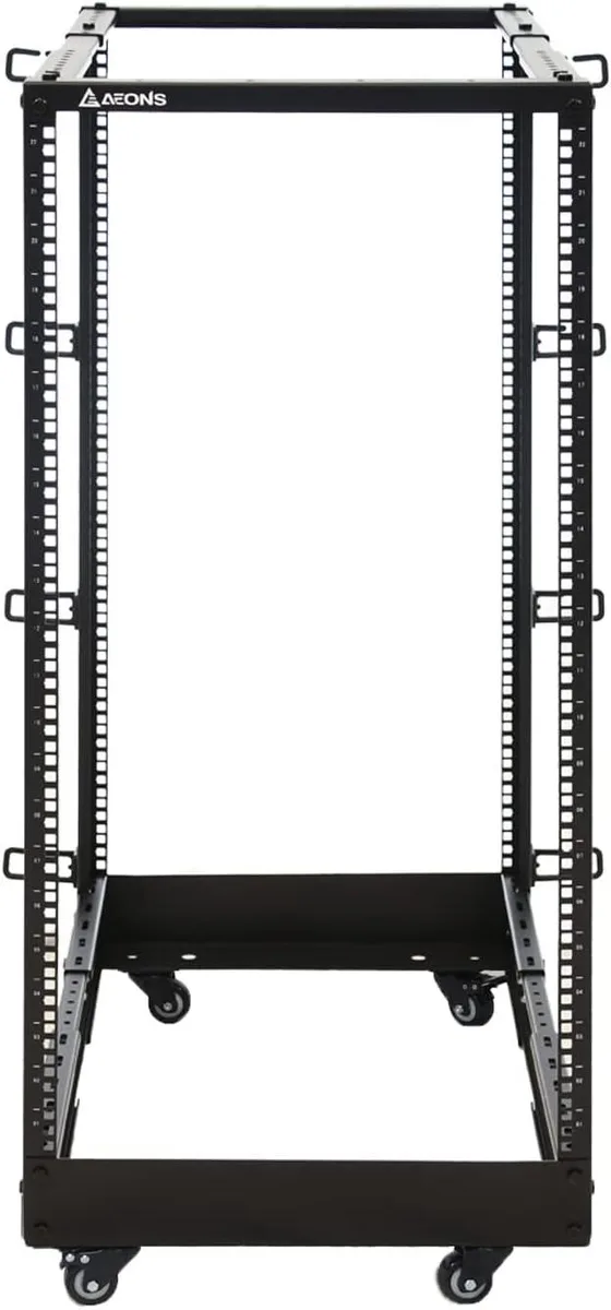 TAURKENAM TAURKENAM 22U 4-Post Open Frame Server Rack 19" Depth-Adjustable 22-40 — product photo