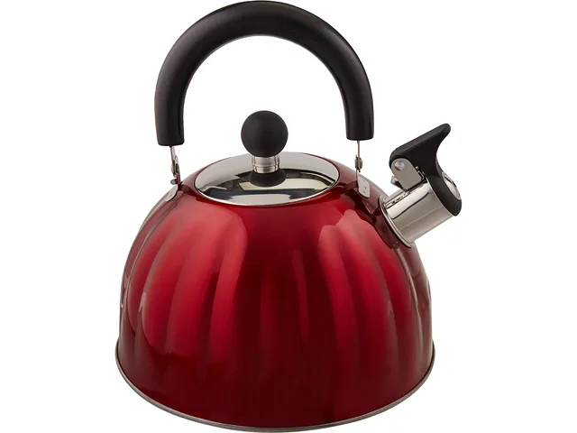 MR. COFFEE MR. COFFEE 91414.02 Twining 2.1 Quart Pumpkin Tea Kettle Metallic Red — product photo
