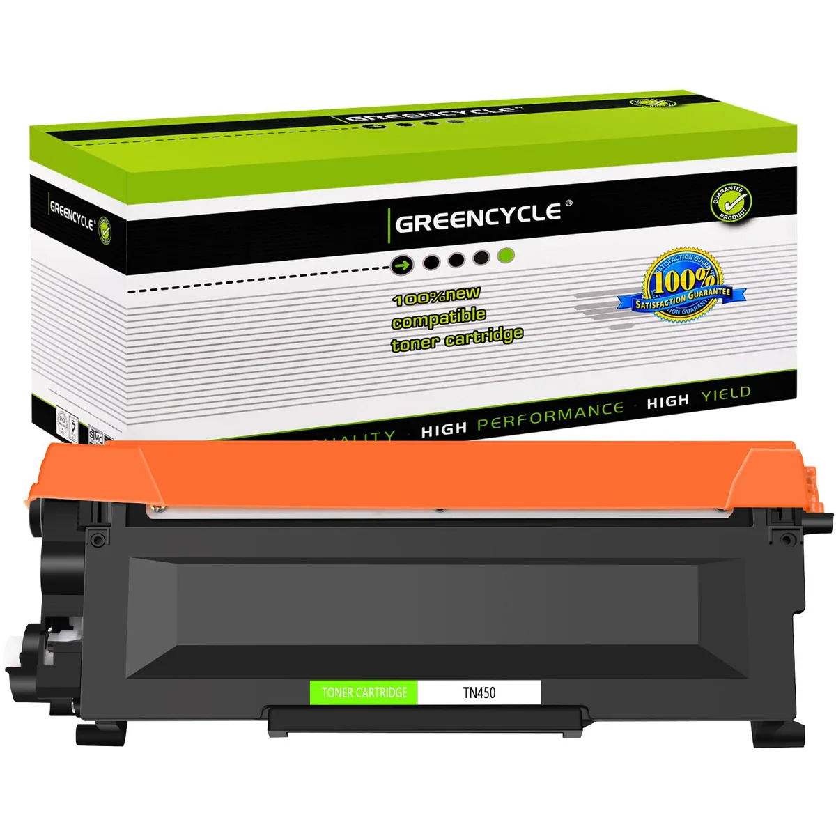 GREENCYCLE GREENCYCLE TN450-1PK-0724 toner cartridge black high yield 2600 pages — product photo