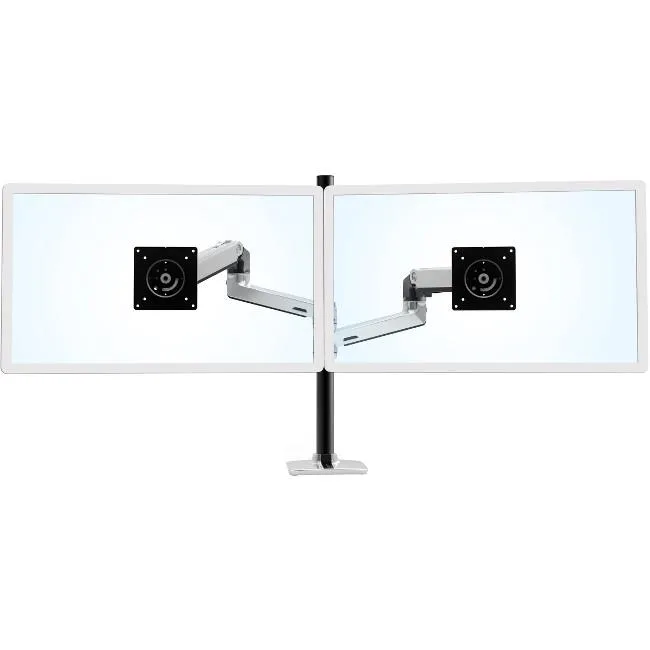 Ergotron Ergotron 45-549-026 LX Dual Stacking Arm Tall Pole monitor accessory — product photo