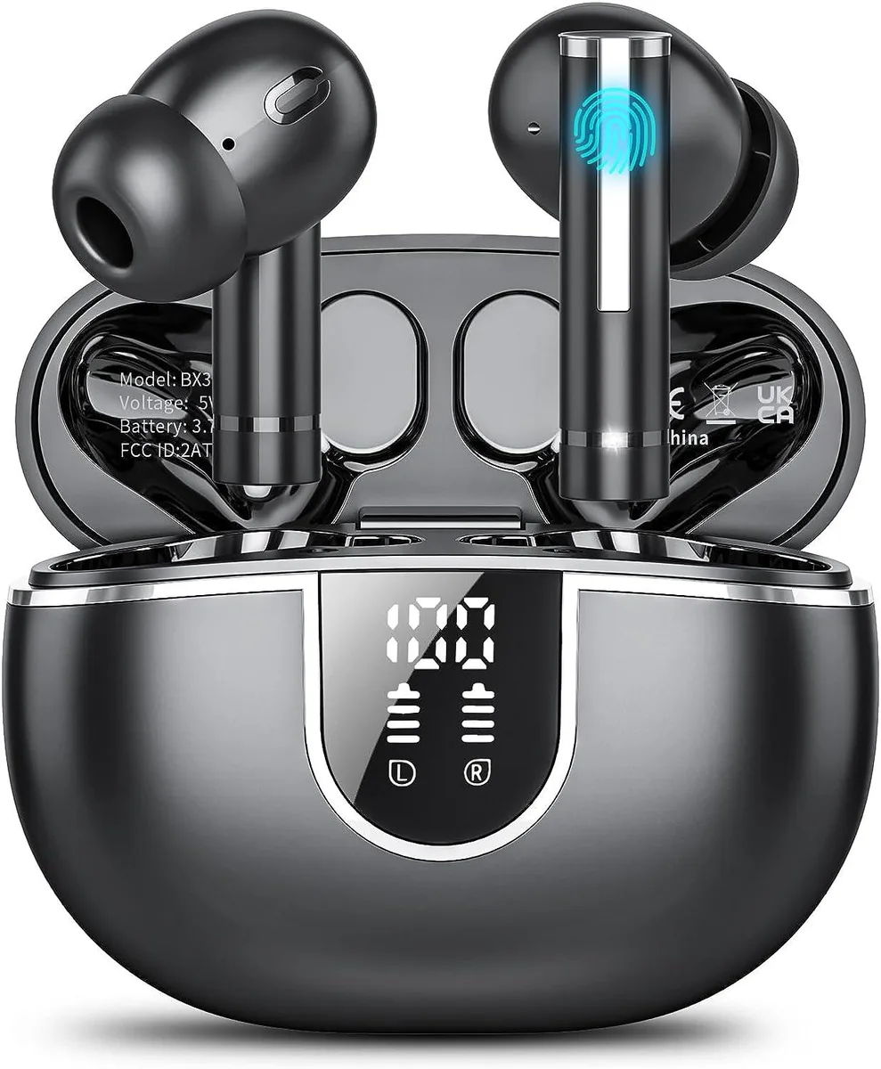 AUTYUE AUTYUE BX35 Bluetooth 5.3 Earbuds 50H IPX7 Black — product photo