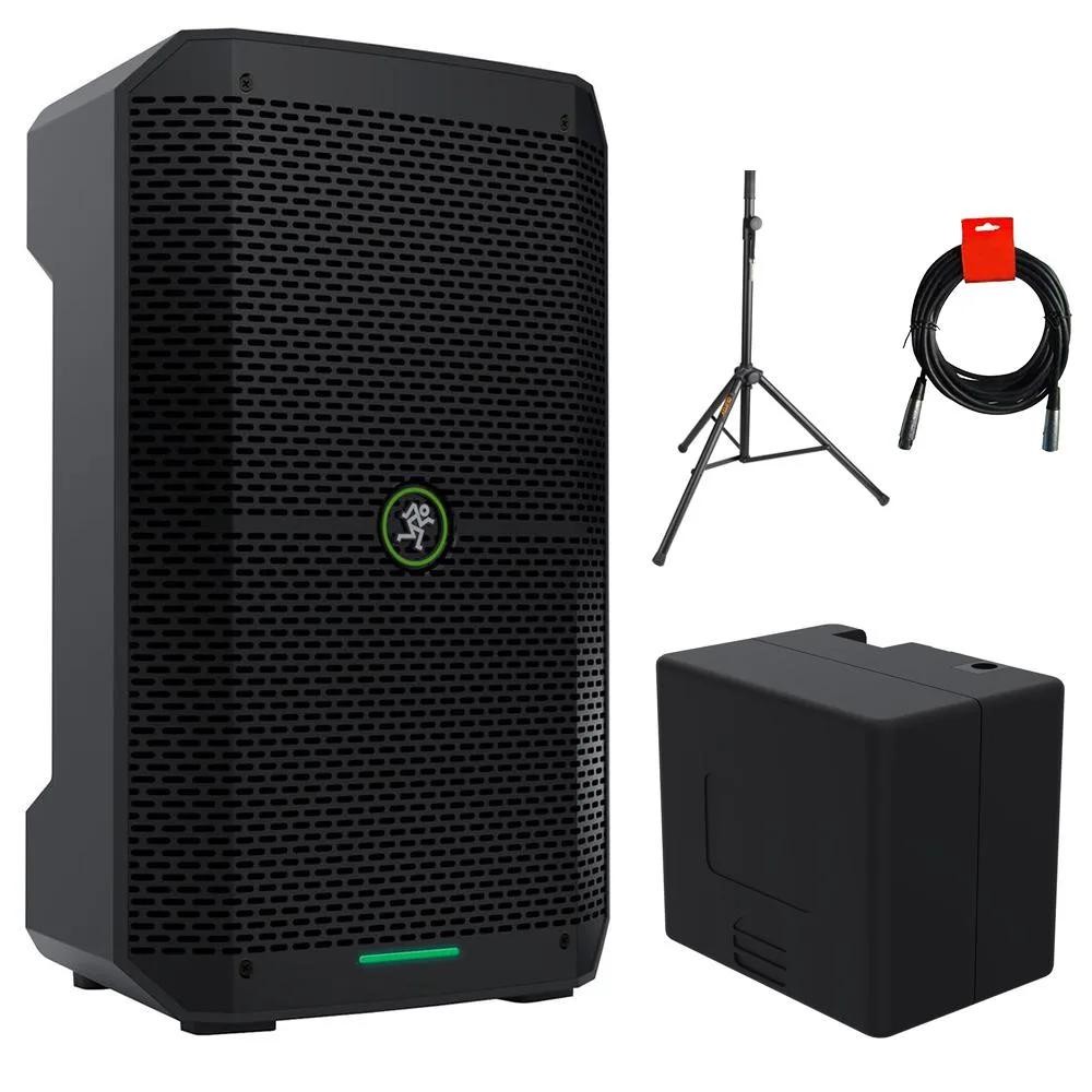 Mackie Mackie Thump Go 8" Portable Bluetooth Battery-Powered Loudspeaker Bundle — product photo