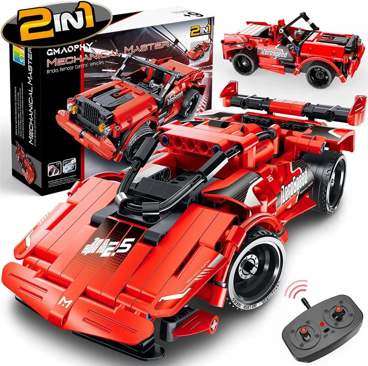 usbroway usbroway 2-in-1 RC Building Blocks Car Truck 351 Pcs — product photo