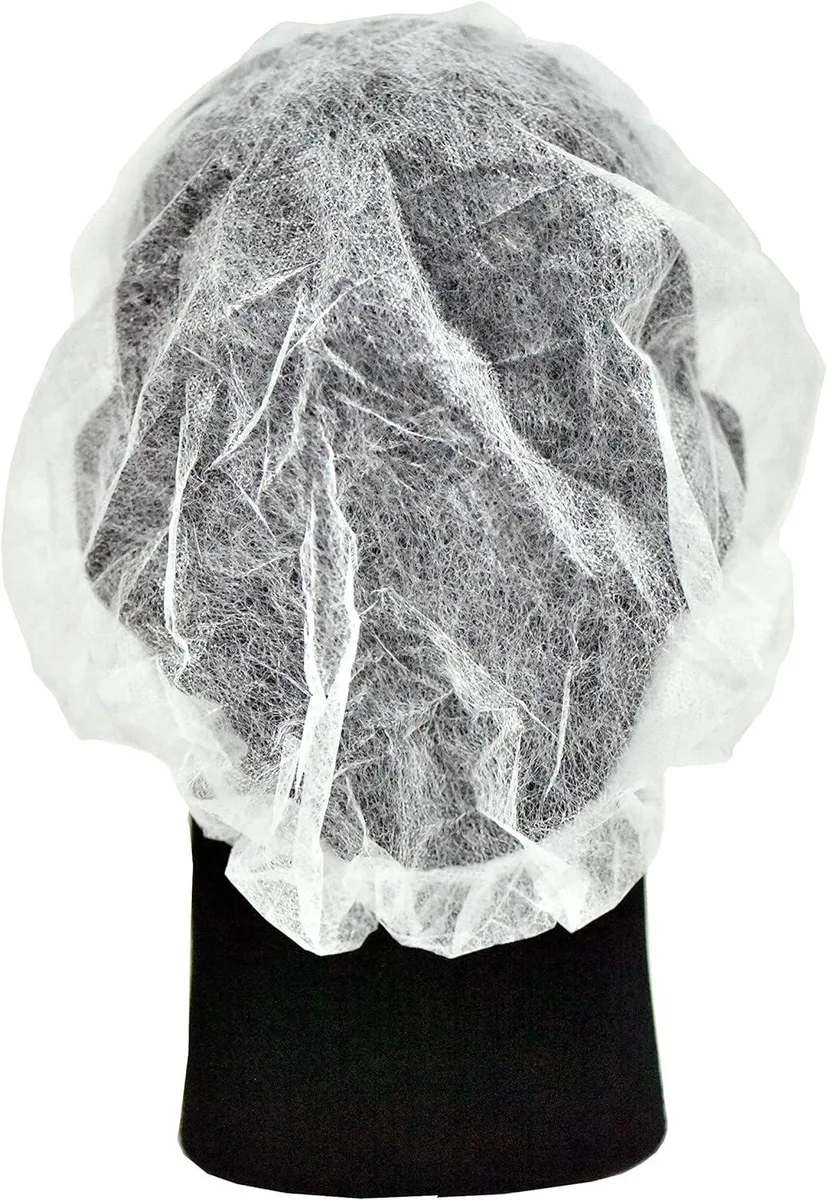 G &amp; F Products G &amp; F Products 13040-100 Bouffant Caps White 100/Sleeve — product photo