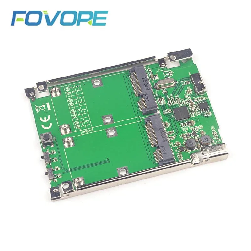 YINGHUA YINGHUA USB 3.1 mSATA RAID Adapter type A micro B — product photo