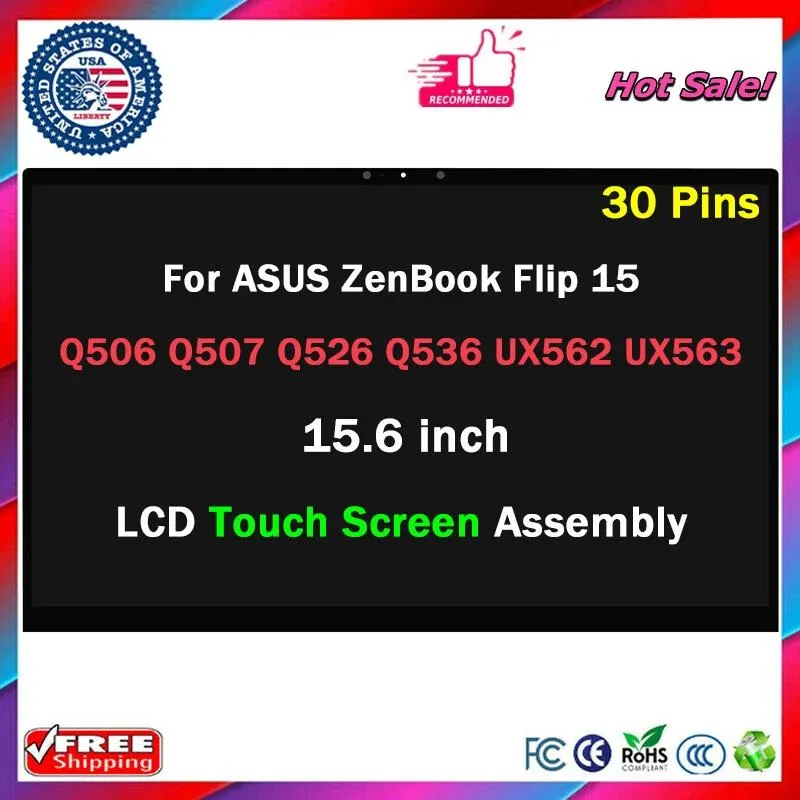 NUOLAISUN NUOLAISUN 15.6" FHD Touch Screen for ASUS ZenBook Flip 15 Q506 Q526 Q536 — product photo