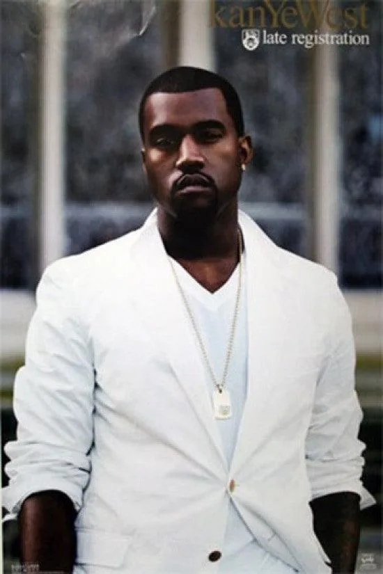 Kanye West suit poster print 22 x 34 inches