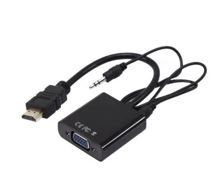 TeKit TeKit TRAN10024P HDMI Male to VGA Female Converter Cable with Audio — product photo