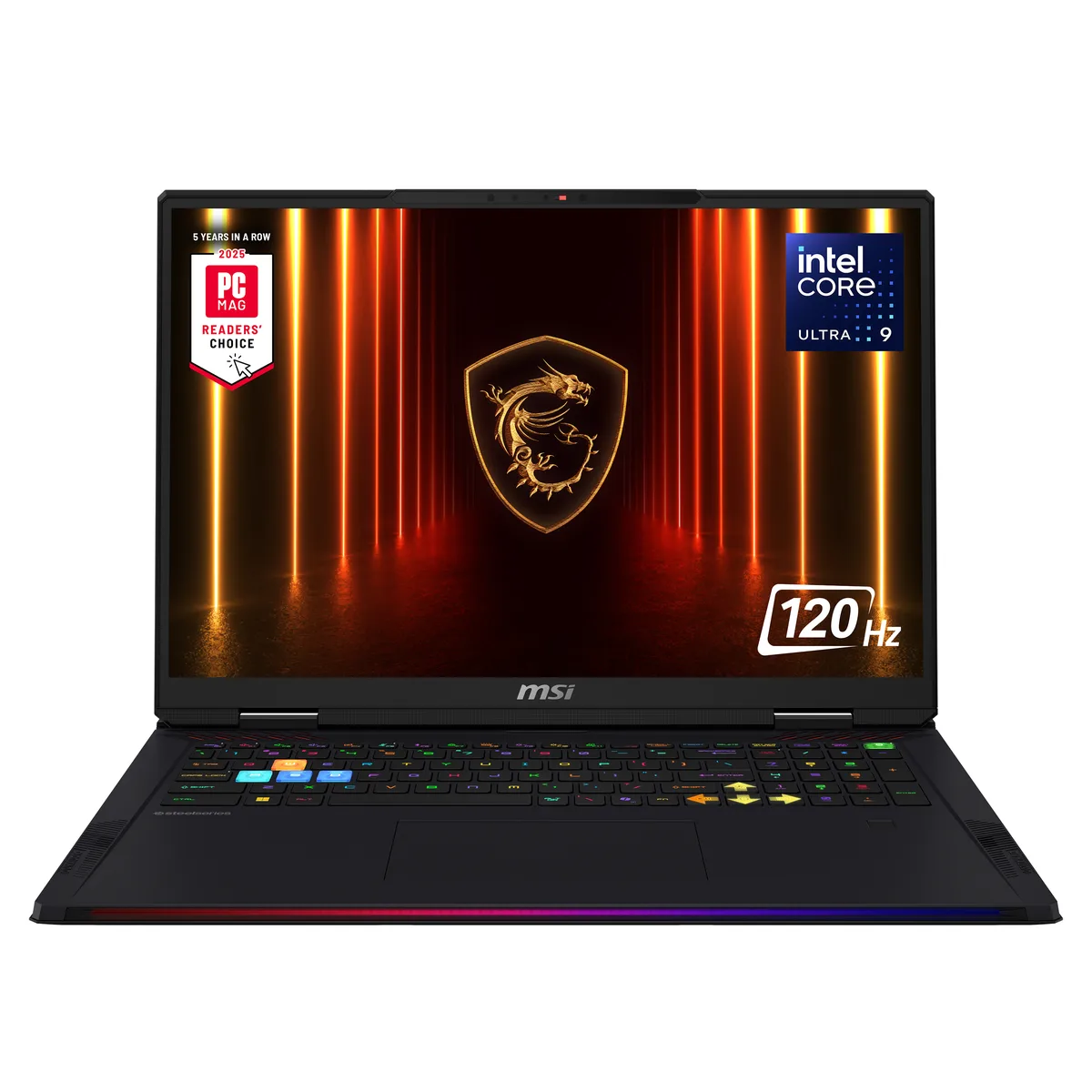 MSI MSI Raider 18 HX AI A2XWIG-014US RTX 5080 64GB DDR5 6400 4 TB gaming laptop — product photo