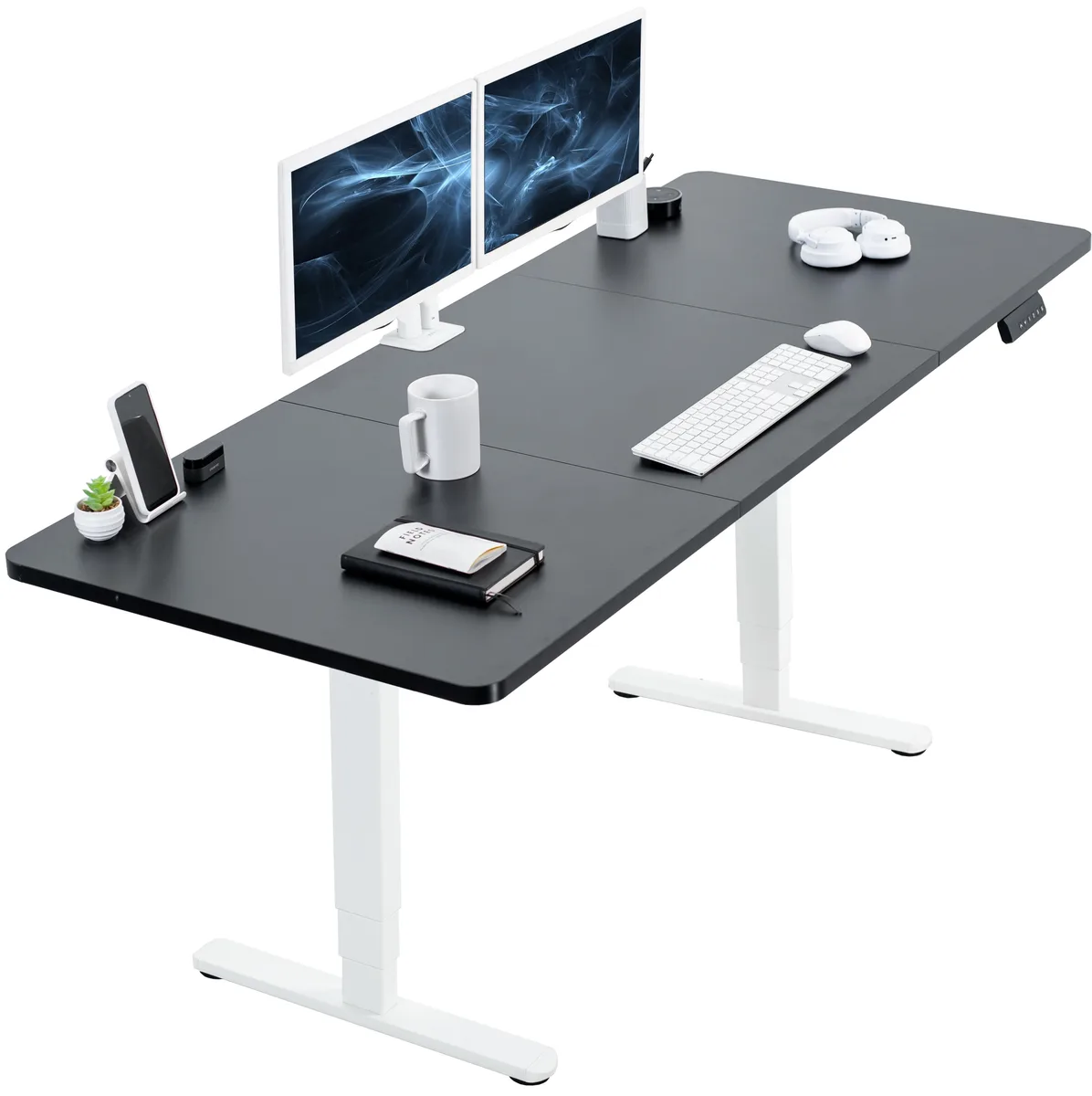 VIVO VIVO Electric Standing Desk 71 x 30 Black/White — product photo