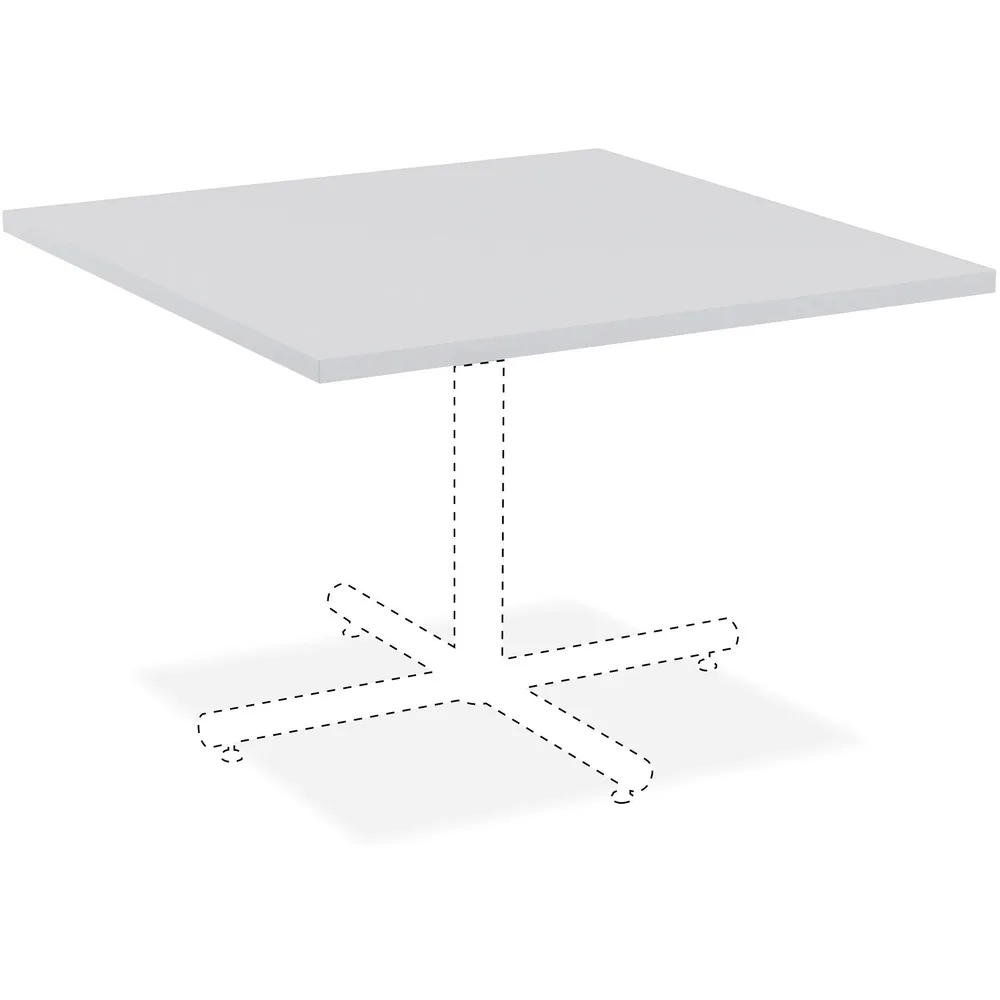 Lorell Lorell LLR62587 42x42 office table top light gray — product photo