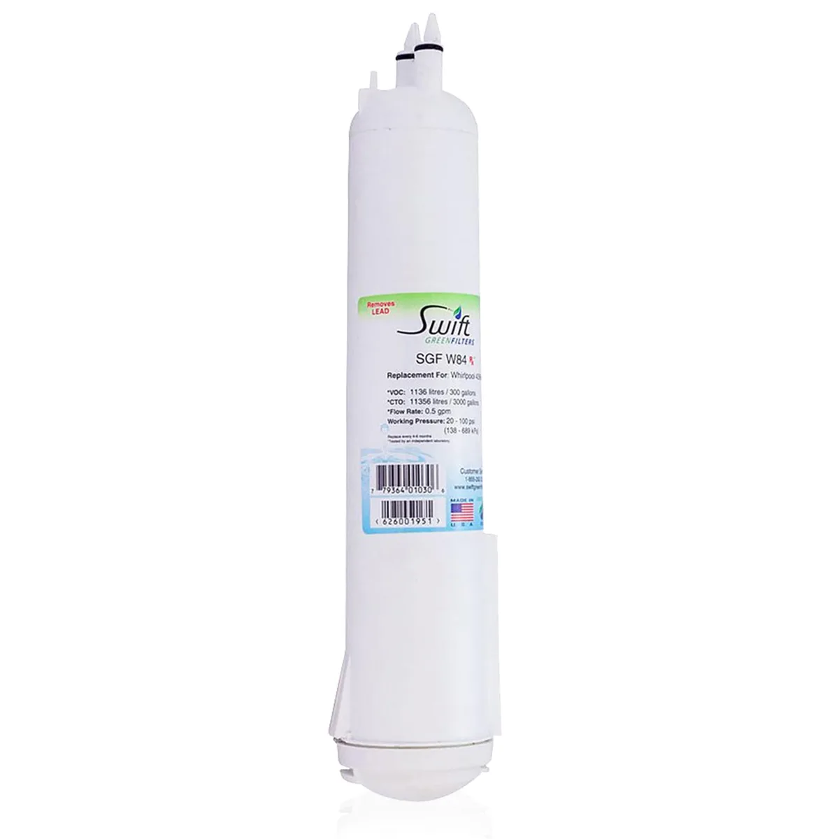 Swift Green Swift Green SGF-W84 Rx refrigerator water filtration — product photo