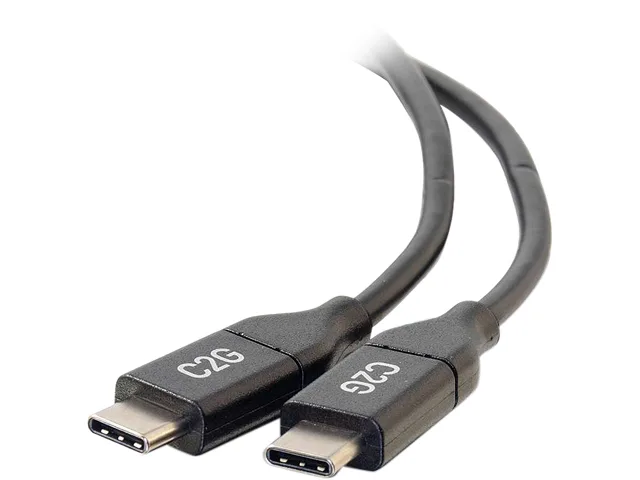 Cables To Go Cables To Go 28827 USB-C 2.0 Male to Male Cable 3 ft 0.91 m 5A Charging 480 Mbps — product photo